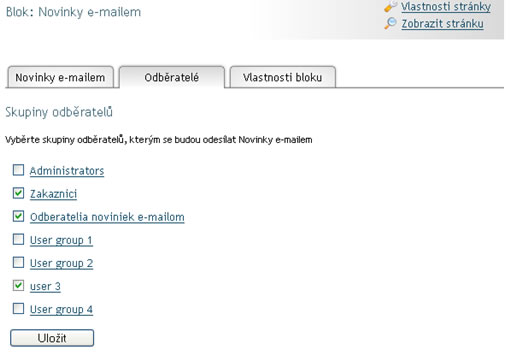 newsletter - novinky na e-mail 2